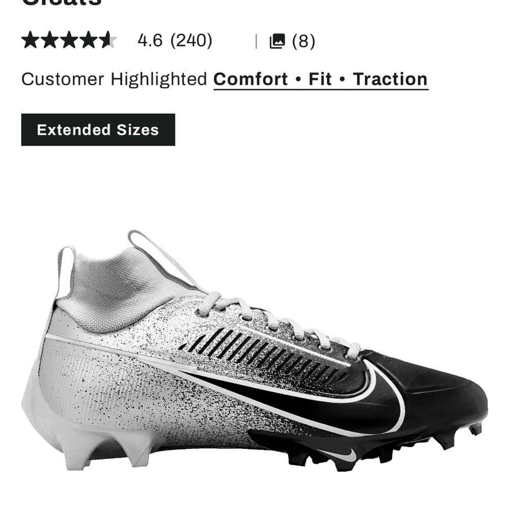 Nike Vapor Edge Pro 360 Football Cleats